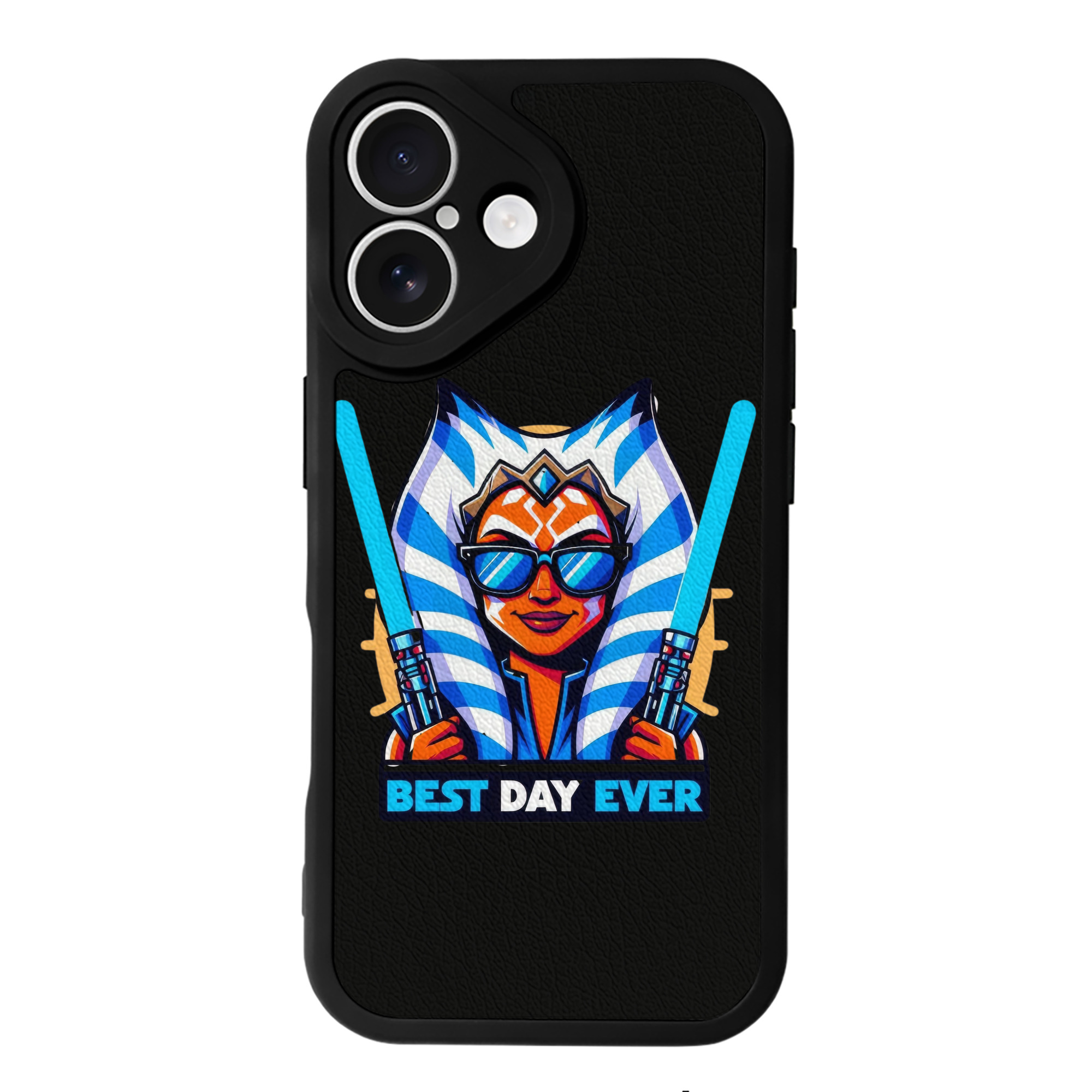 （画像用） スター・ウォーズ Star Wars 【iPhone 16シリーズ対応】シリコンスマホケース（レザー調） 材質：シリコン